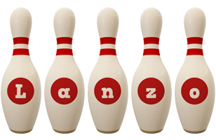 Lanzo bowling-pin logo