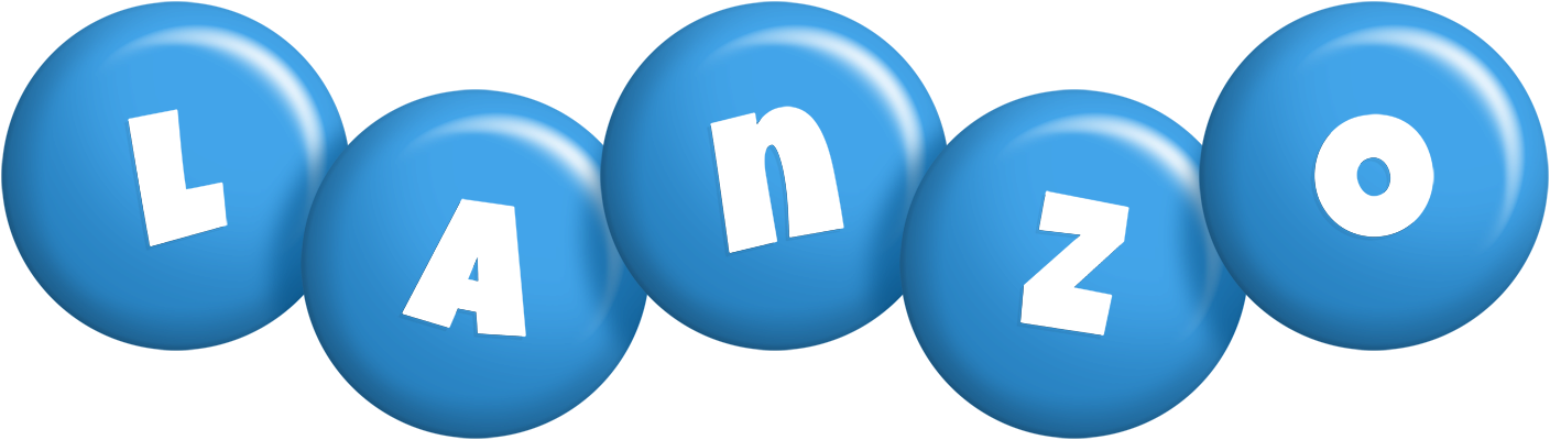 Lanzo candy-blue logo