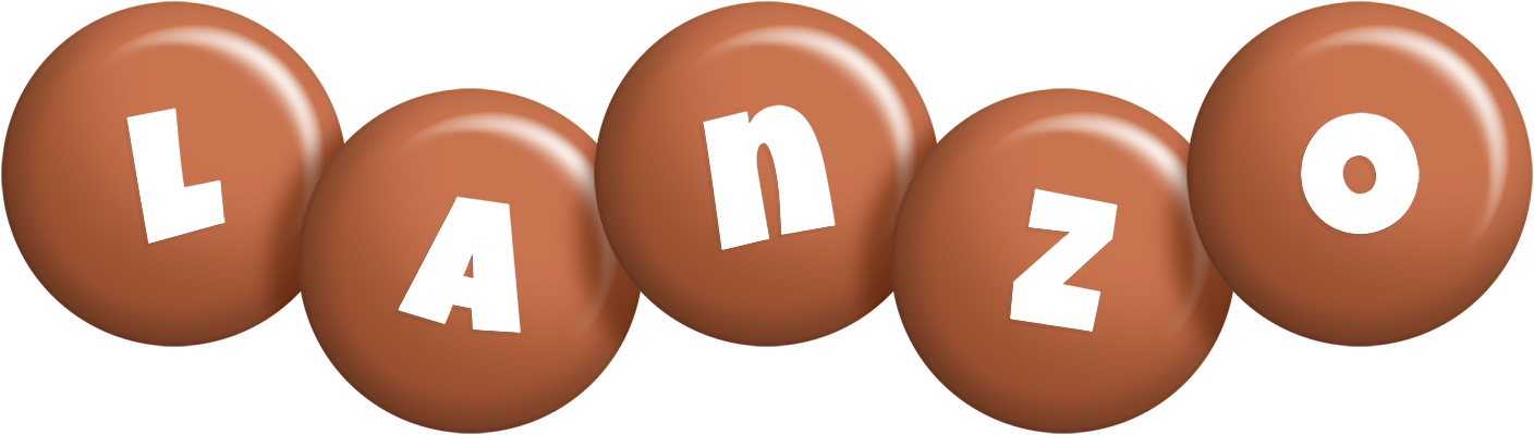 Lanzo candy-brown logo