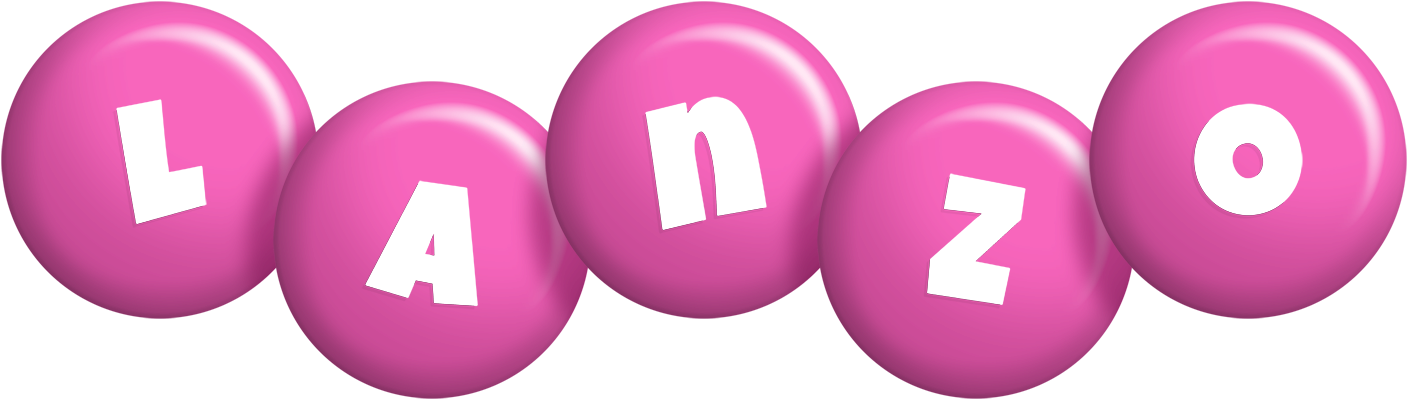 Lanzo candy-pink logo