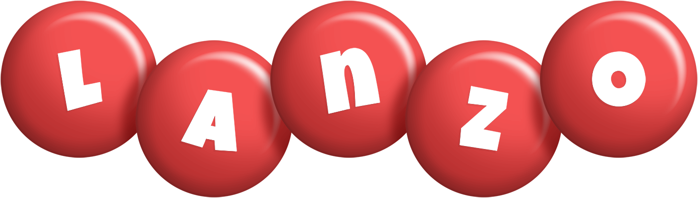 Lanzo candy-red logo