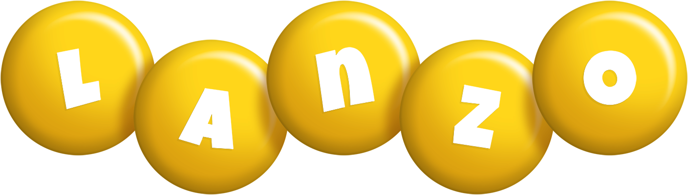 Lanzo candy-yellow logo