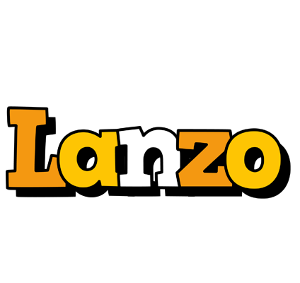 Lanzo cartoon logo