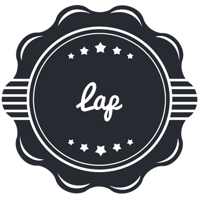 Lap badge logo