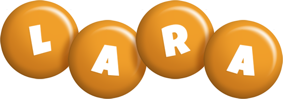 Lara candy-orange logo