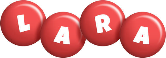 Lara candy-red logo