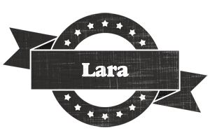 Lara grunge logo