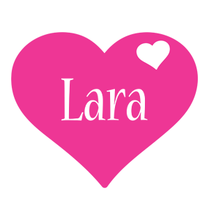 Lara love-heart logo