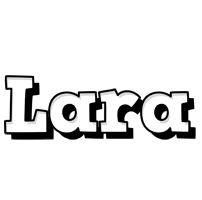 Lara snowing logo