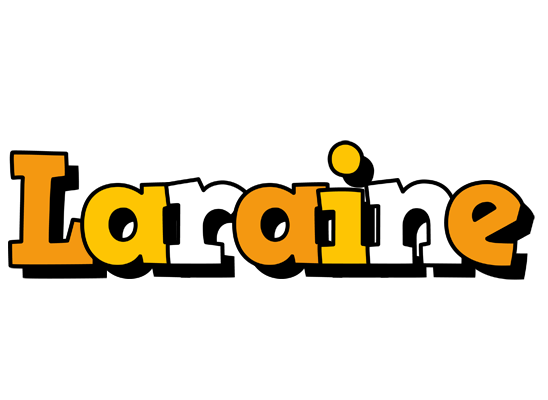 Laraine cartoon logo
