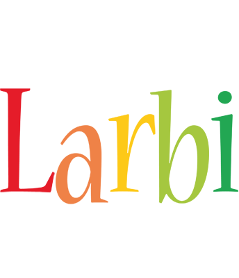 Larbi birthday logo