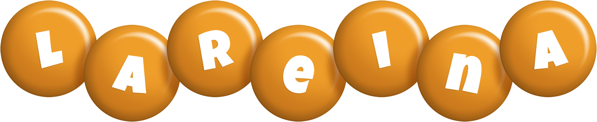 Lareina candy-orange logo