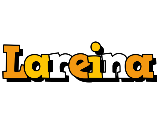 Lareina cartoon logo