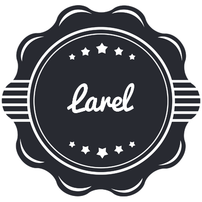 Larel badge logo