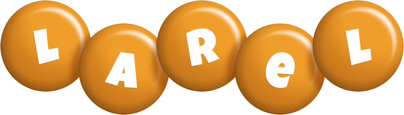 Larel candy-orange logo