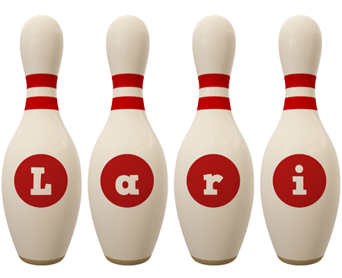 Lari bowling-pin logo