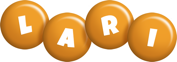 Lari candy-orange logo