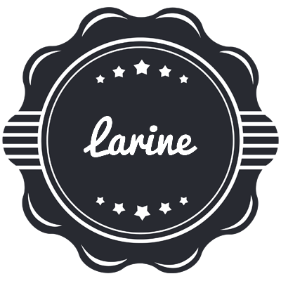 Larine badge logo