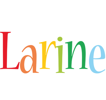 Larine birthday logo