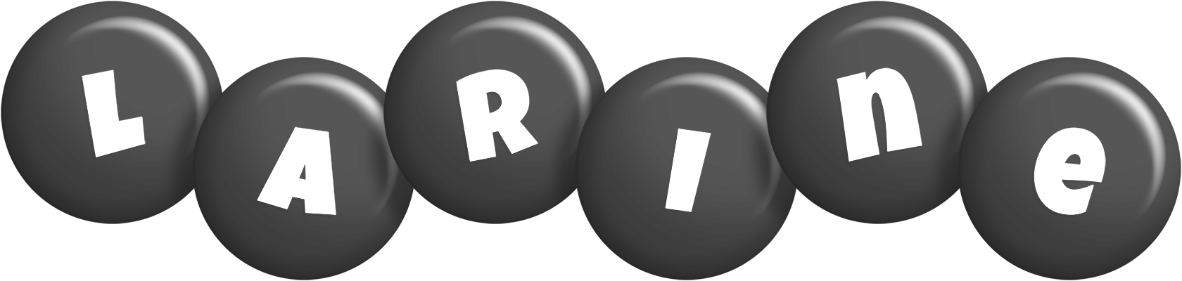 Larine candy-black logo