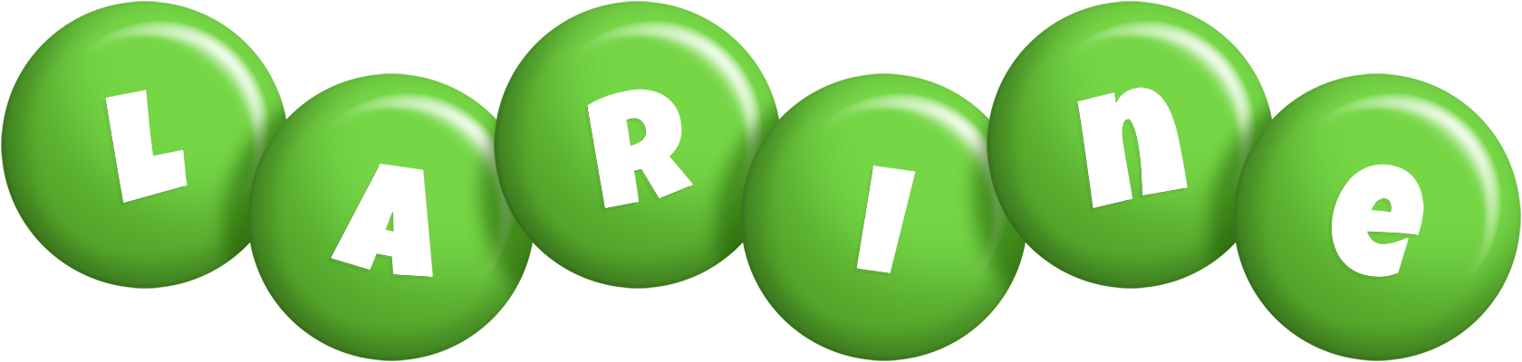 Larine candy-green logo