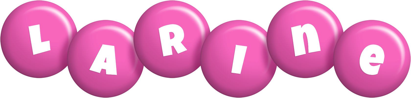 Larine candy-pink logo