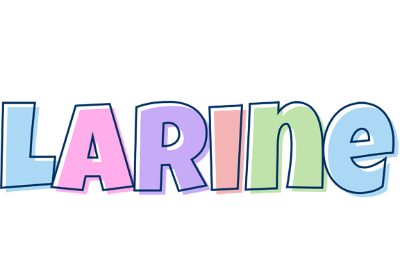 Larine pastel logo