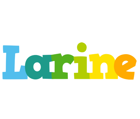 Larine rainbows logo