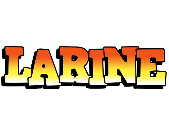 Larine sunset logo
