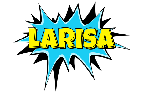 Larisa amazing logo
