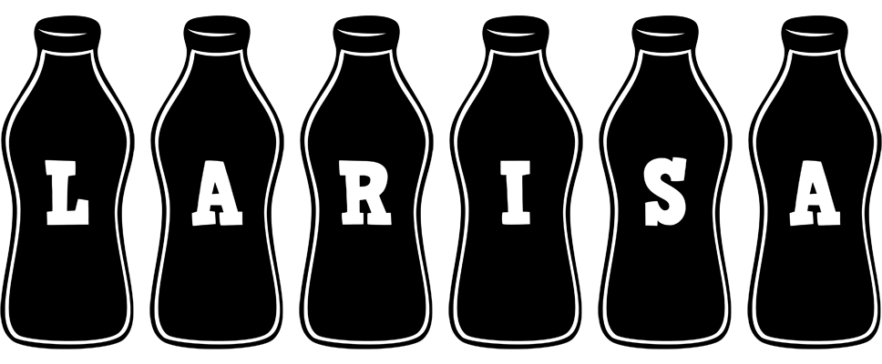 Larisa bottle logo