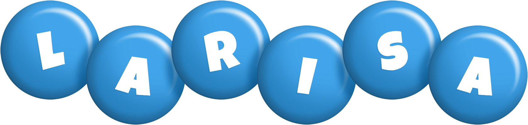 Larisa candy-blue logo