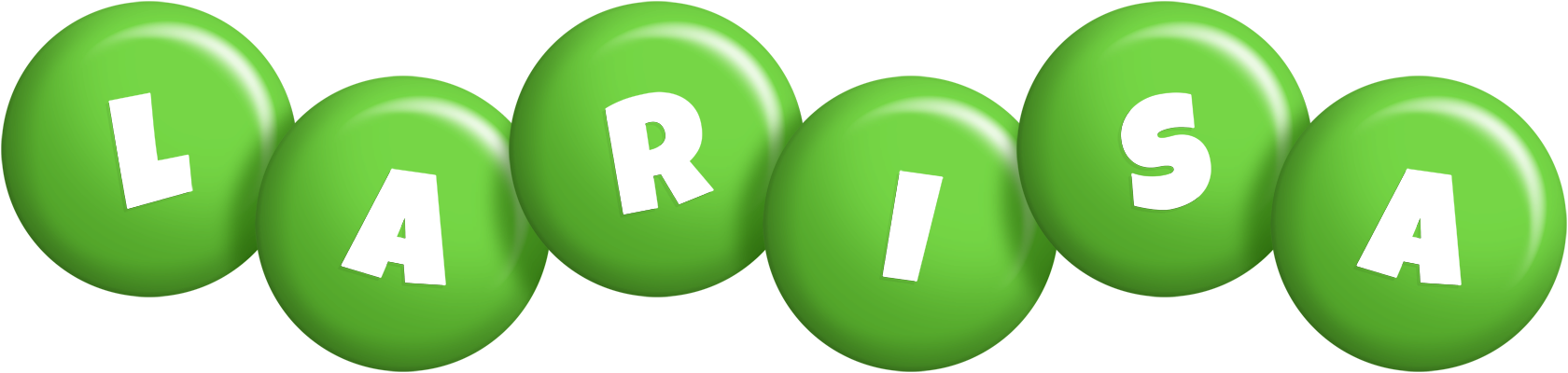 Larisa candy-green logo