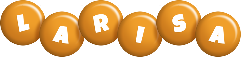 Larisa candy-orange logo