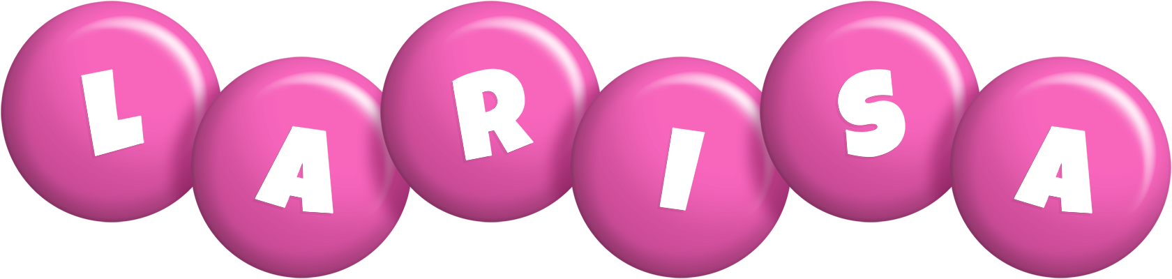 Larisa candy-pink logo