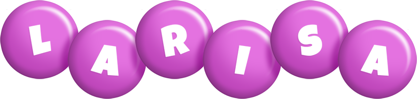 Larisa candy-purple logo