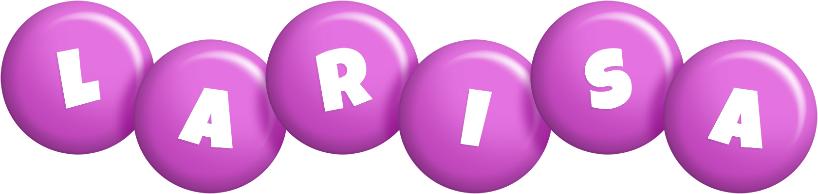 Larisa candy-purple logo