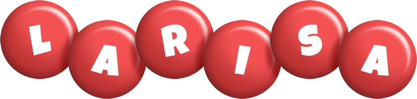 Larisa candy-red logo