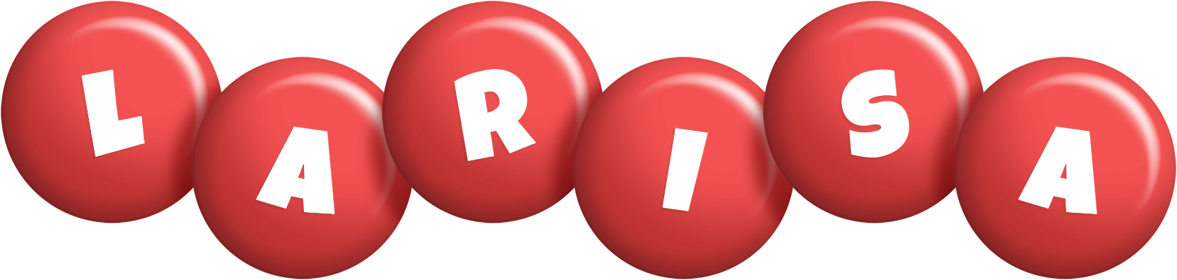 Larisa candy-red logo