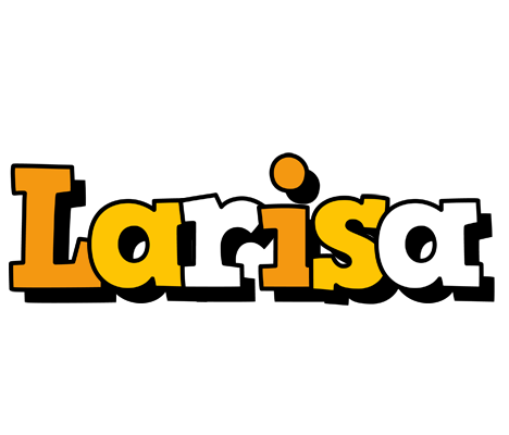 Larisa cartoon logo