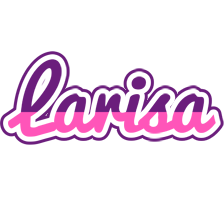 Larisa cheerful logo