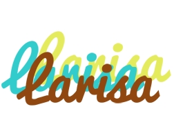 Larisa cupcake logo