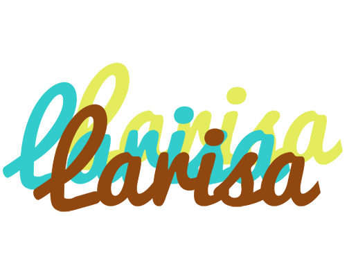 Larisa cupcake logo