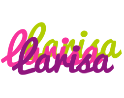 Larisa flowers logo