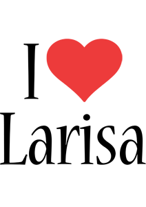 Larisa i-love logo