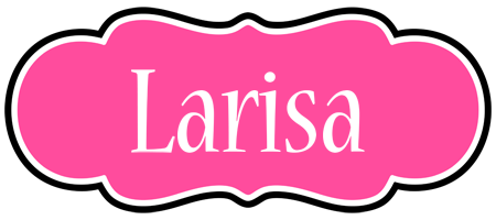 Larisa invitation logo