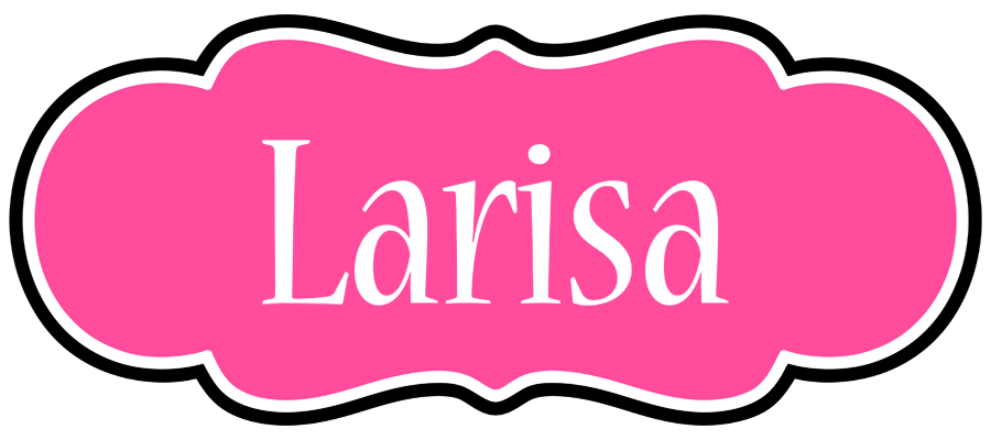 Larisa invitation logo
