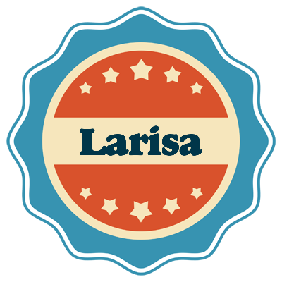 Larisa labels logo