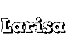 Larisa snowing logo