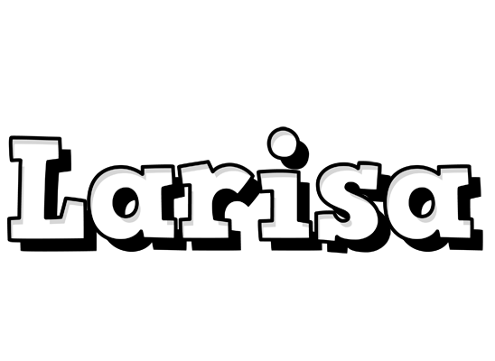 Larisa snowing logo